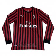 Camiseta AC Milan 1ª Manga Larga 2019-2020