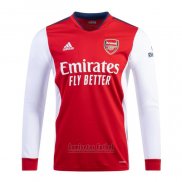 Camiseta Arsenal 1ª Manga Larga 2021-2022