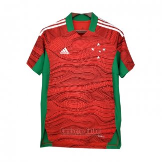 Camiseta Cruzeiro Portero 2021 Rojo Tailandia