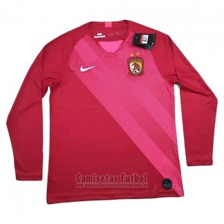 Camiseta Guangzhou Evergrande 1ª Manga Larga 2019