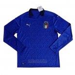 Camiseta Italia 1ª Manga Larga 2020-2021