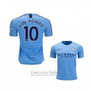 Camiseta Manchester City Jugador Kun Aguero 1ª 2018-2019