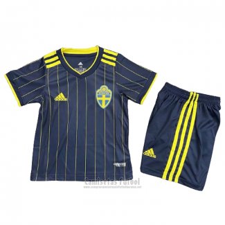 Camiseta Suecia 2ª Nino 2020-2021