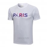 Camiseta de Entrenamiento Paris Saint-Germain Jordan 2021-2022 Blanco