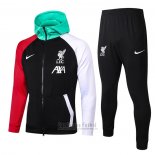 Chandal con Capucha del Liverpool 2020-2021 Negro