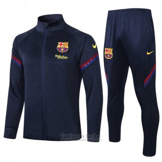 Chandal de Chaqueta del Barcelona 2020-2021 Azul