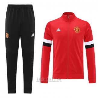 Chandal de Chaqueta del Manchester United 2021-2022 Rojo