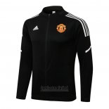 Chaqueta del Manchester United 2021-2022 Negro y Blanco