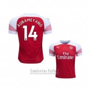 Camiseta Arsenal Jugador Aubameyang 1ª 2018-2019