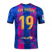 Camiseta Barcelona Jugador Kun Aguero 3ª 2021-2022