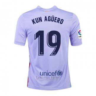 Camiseta Barcelona Jugador Kun Aguero 2ª 2021-2022