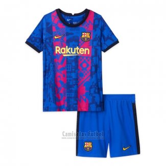 Camiseta Barcelona 3ª Nino 2021-2022