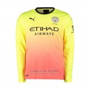 Camiseta Manchester City 3ª Manga Larga 2019-2020