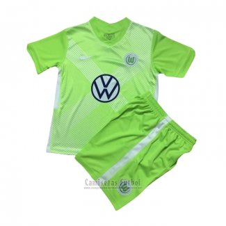 Camiseta Wolfsburg 1ª Nino 2020-2021