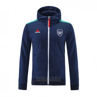 Chaqueta con Capucha del Arsenal 2021-2022 Azul