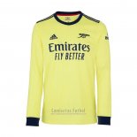 Camiseta Arsenal 2ª Manga Larga 2021-2022