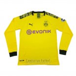 Camiseta Borussia Dortmund 1ª Manga Larga 2019-2020