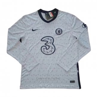 Camiseta Chelsea 2ª Manga Larga 2020-2021