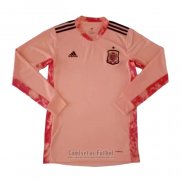 Camiseta Espana 1ª Portero Manga Larga 2020