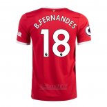 Camiseta Manchester United Jugador B.Fernandes 1ª 2021-2022