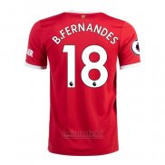 Camiseta Manchester United Jugador B.Fernandes 1ª 2021-2022