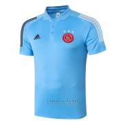 Camiseta Polo del Ajax 2020-2021 Azul