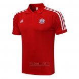 Camiseta Polo del Bayern Munich 2021-2022 Rojo