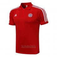 Camiseta Polo del Bayern Munich 2021-2022 Rojo