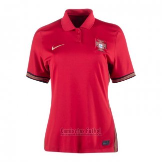 Camiseta Portugal 1ª Mujer 2020-2021