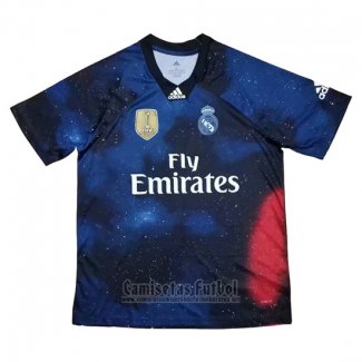 Camiseta Real Madrid EA Sports 2018-2019 Azul Tailandia