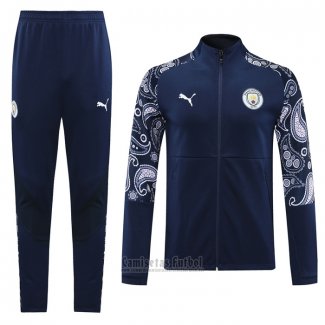 Chandal de Chaqueta del Manchester City 2020-2021 Azul