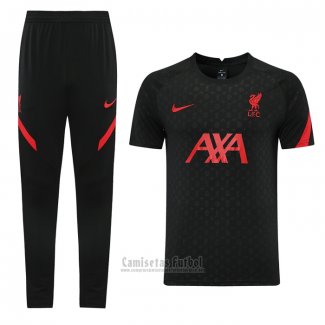 Chandal del Liverpool Manga Corta 2021-2022 Negro