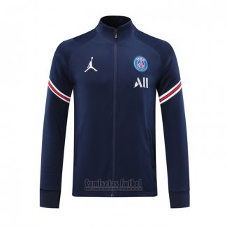 Chaqueta del Paris Saint-Germain Jordan 2020-2021 Azul