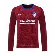 Camiseta Atletico Madrid Portero Manga Larga 2020-2021 Rojo
