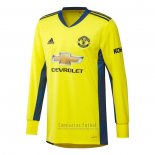 Camiseta Manchester United Portero 2ª Manga Larga 2020-2021