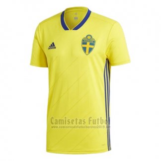 Camiseta Suecia 1ª 2018