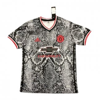 Camiseta de Entrenamiento Manchester United 2021 Negro