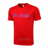 Camiseta de Entrenamiento Paris Saint-Germain Jordan 2021-2022 Rojo