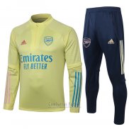 Chandal de Sudadera del Arsenal Nino 2020-2021 Amarillo