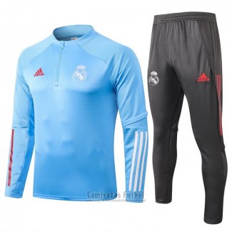 Chandal de Sudadera del Real Madrid 2020-2021 Azul