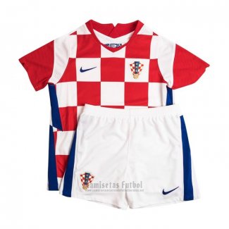 Camiseta Croacia 1ª Nino 2020-2021