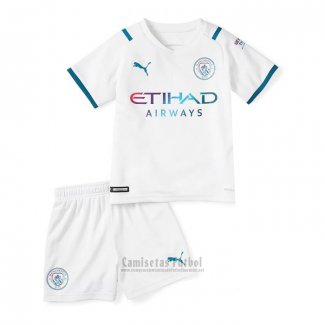 Camiseta Manchester City 2ª Nino 2021-2022