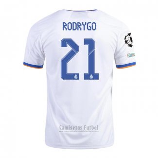 Camiseta Real Madrid Jugador Rodrygo 1ª 2021-2022