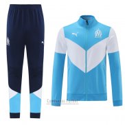 Chandal de Chaqueta del Olympique Marsella 2021-2022 Azul