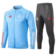 Chandal de Chaqueta del Real Madrid Nino 2020-2021 Azul