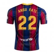 Camiseta Barcelona Jugador Ansu Fati 1ª 2020-2021