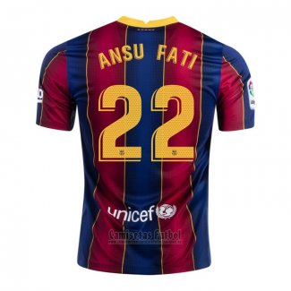 Camiseta Barcelona Jugador Ansu Fati 1ª 2020-2021