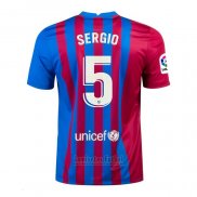 Camiseta Barcelona Jugador Sergio 1ª 2021-2022
