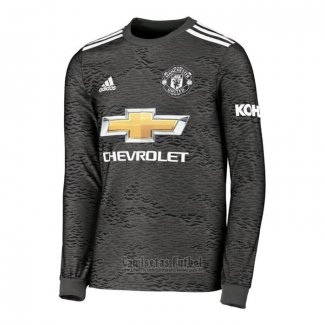 Camiseta Manchester United 2ª Manga Larga 2020-2021