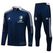 Chandal de Chaqueta del Feyenoord 2021-2022 Azul